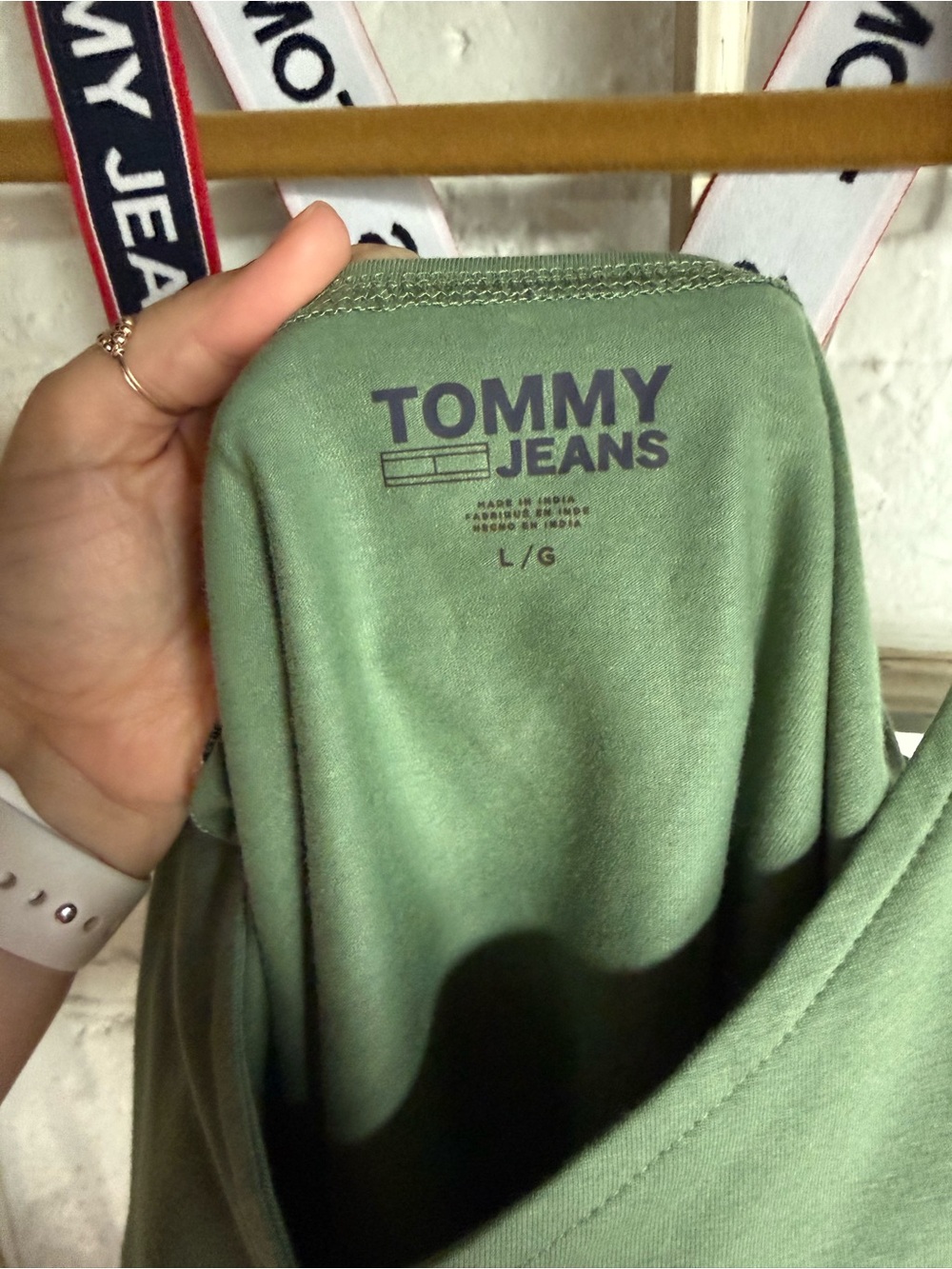 Tommy Hilfiger Green Bodysuit with Tommy Jeans Sub-Label Straps - Picture 5 of 5